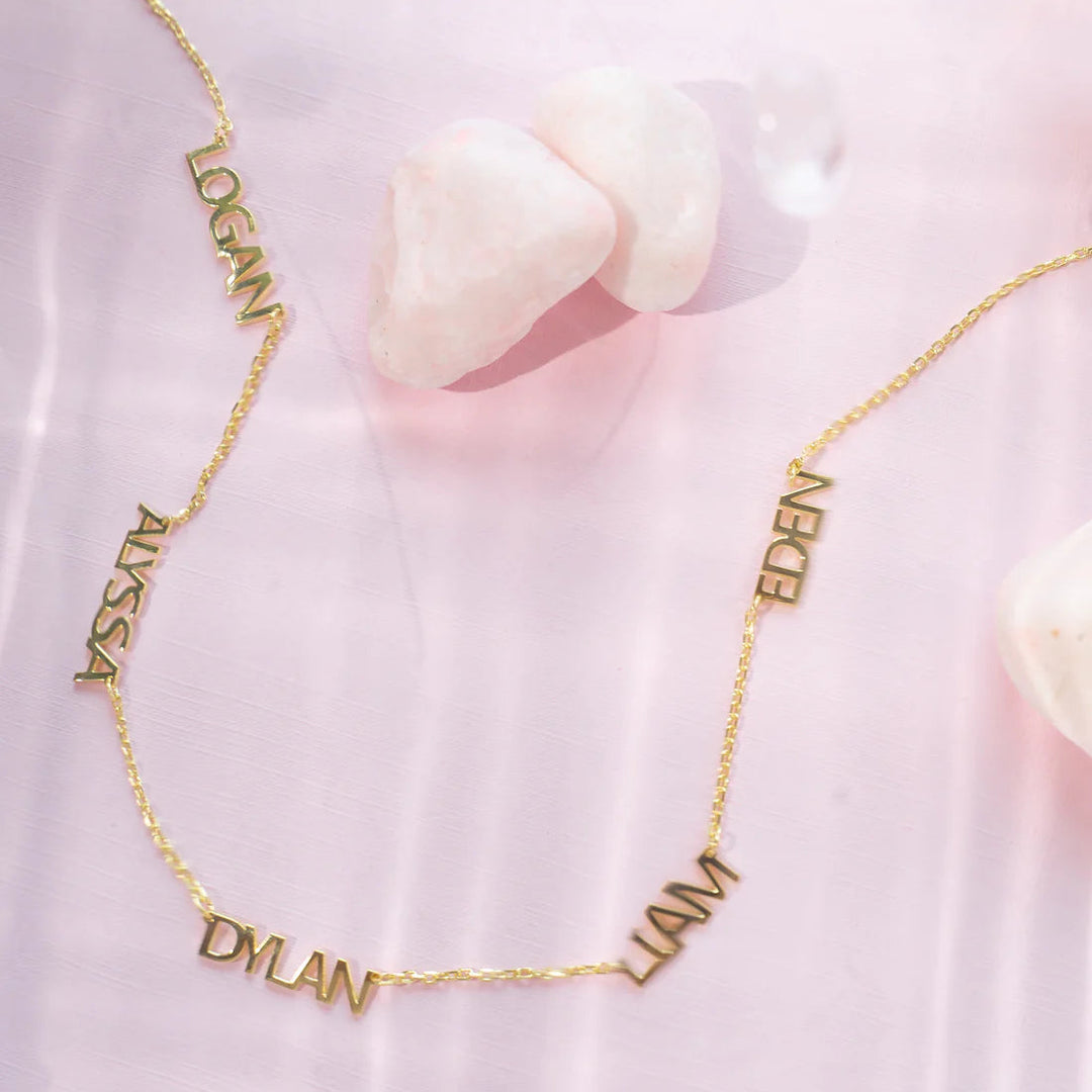 Bold Letters Name Necklace