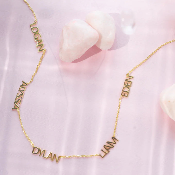 Bold Letters Name Necklace