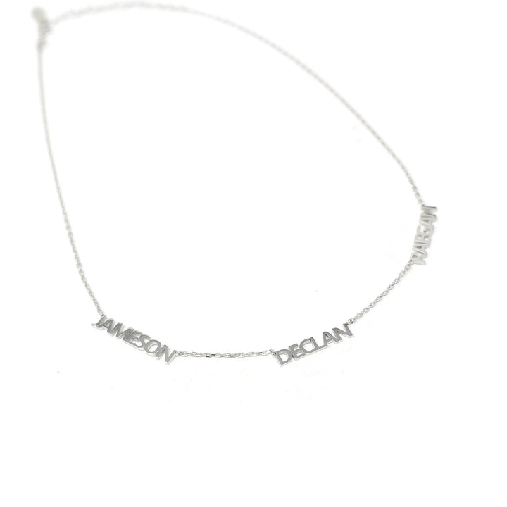 Bold Letters Name Necklace