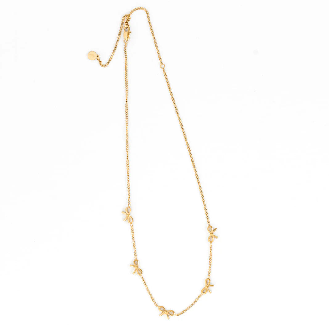 Bow Station Necklace