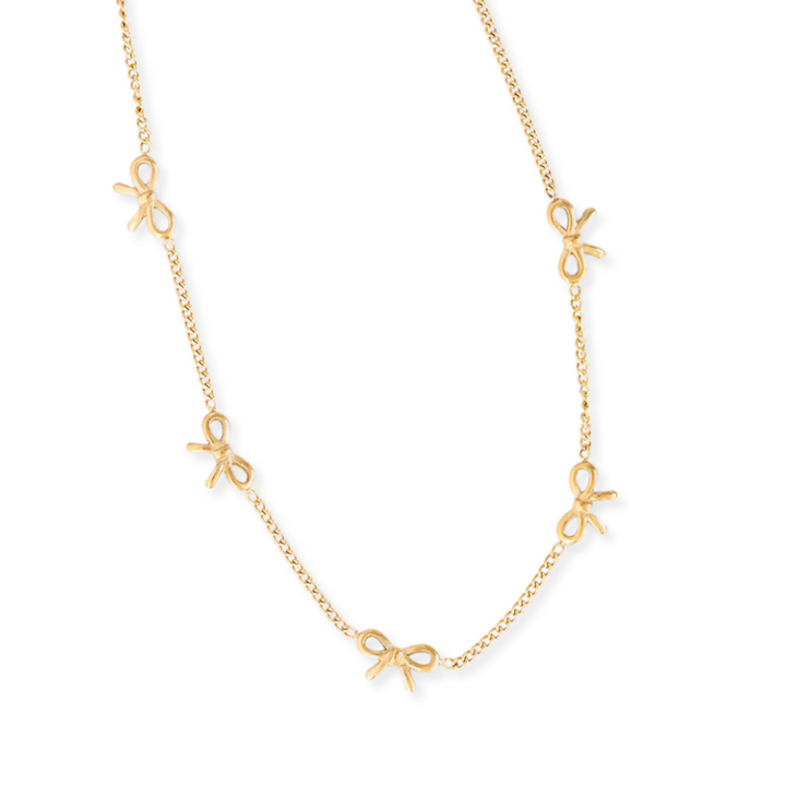 Bow Station Necklace