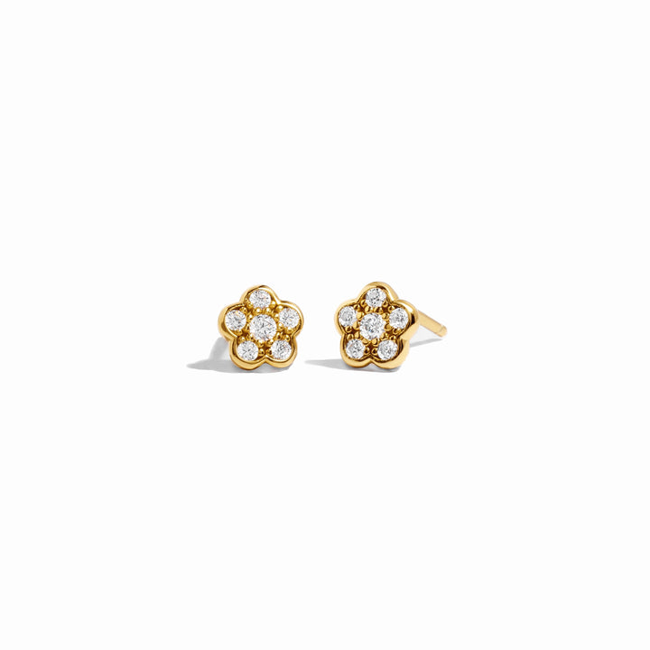 CZ Flower Studs