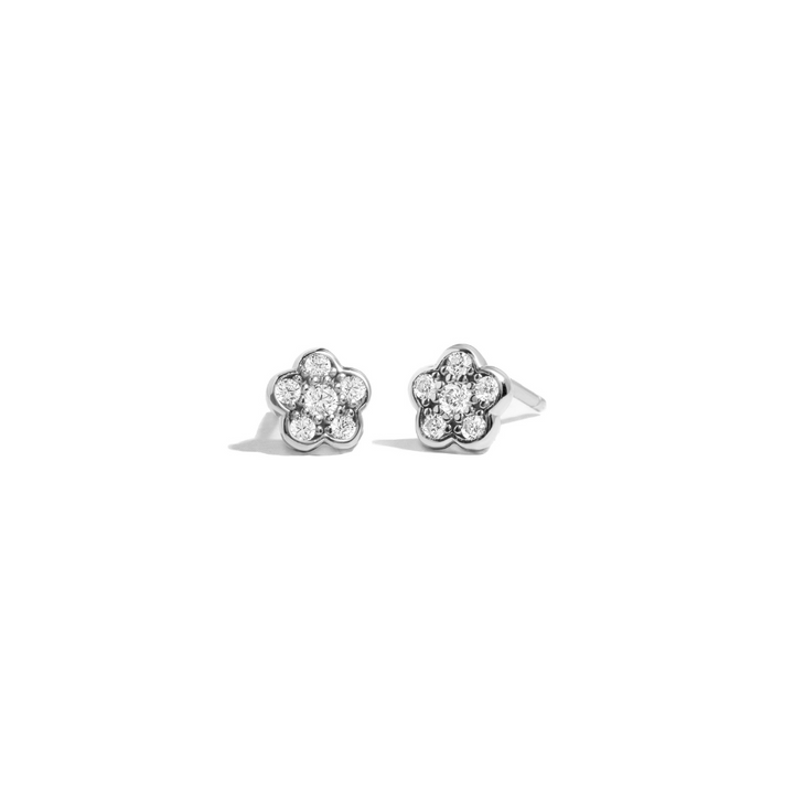 CZ Flower Studs