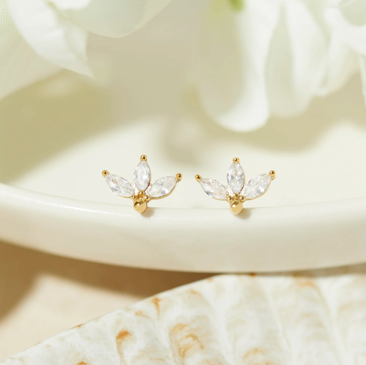 CZ Petal Stud-Embark Fine Jewelry