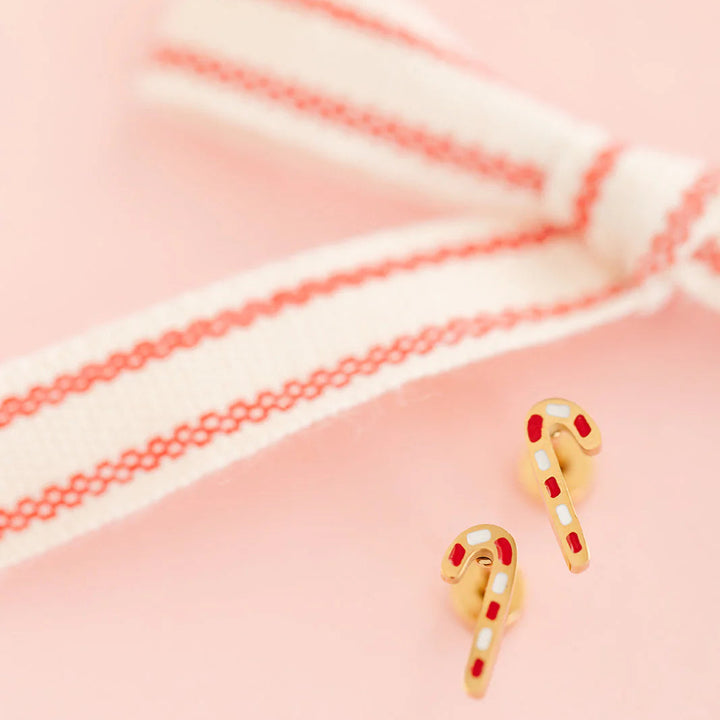 Candy Cane Studs