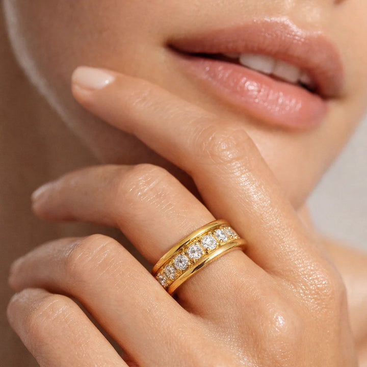Channel-Set Band Ring