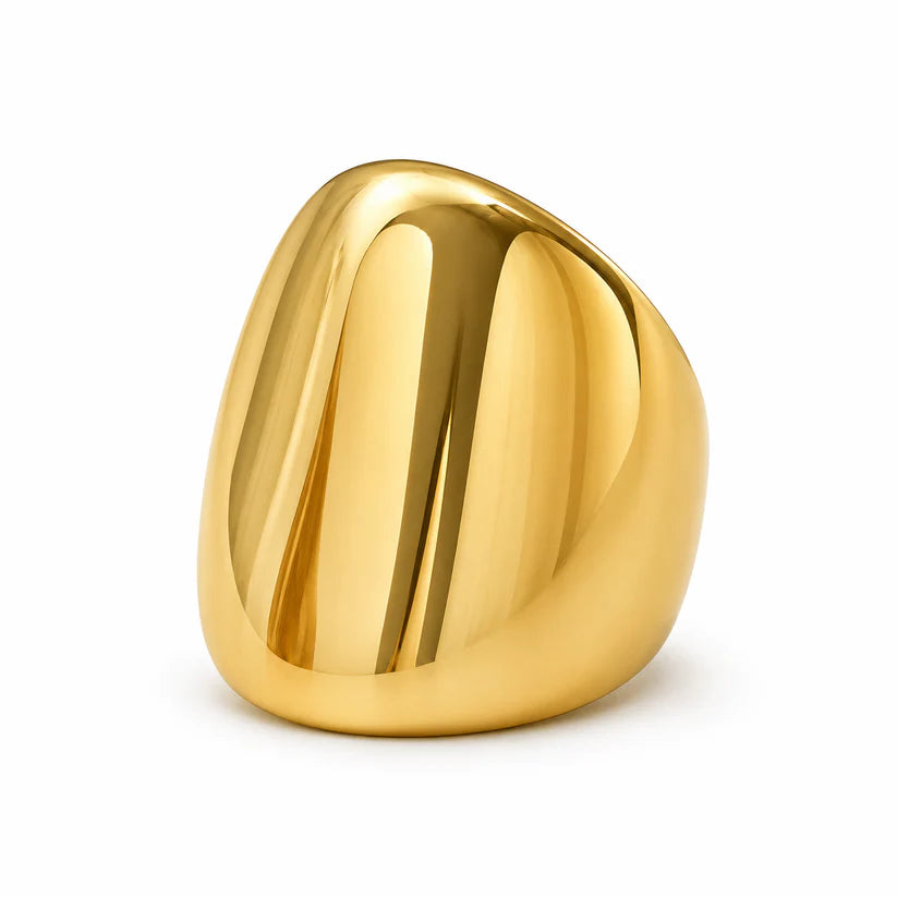 Sculptural Dome Wrap Ring