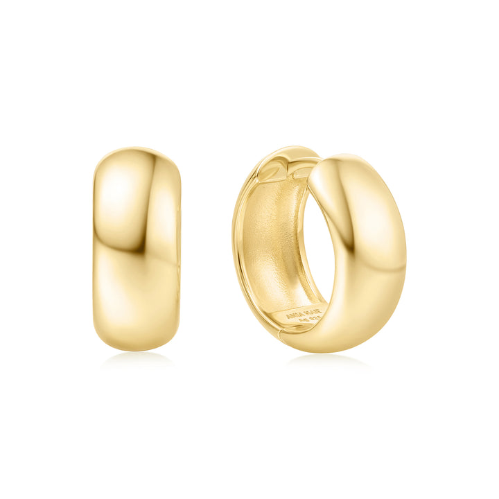 Chubby Huggie Hoops