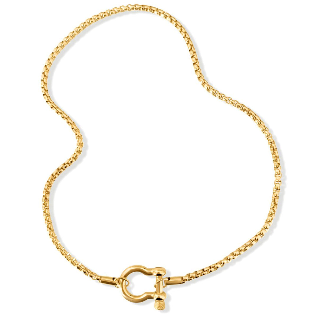 Clarkson Shackle Necklace-Embark Fine Jewelry