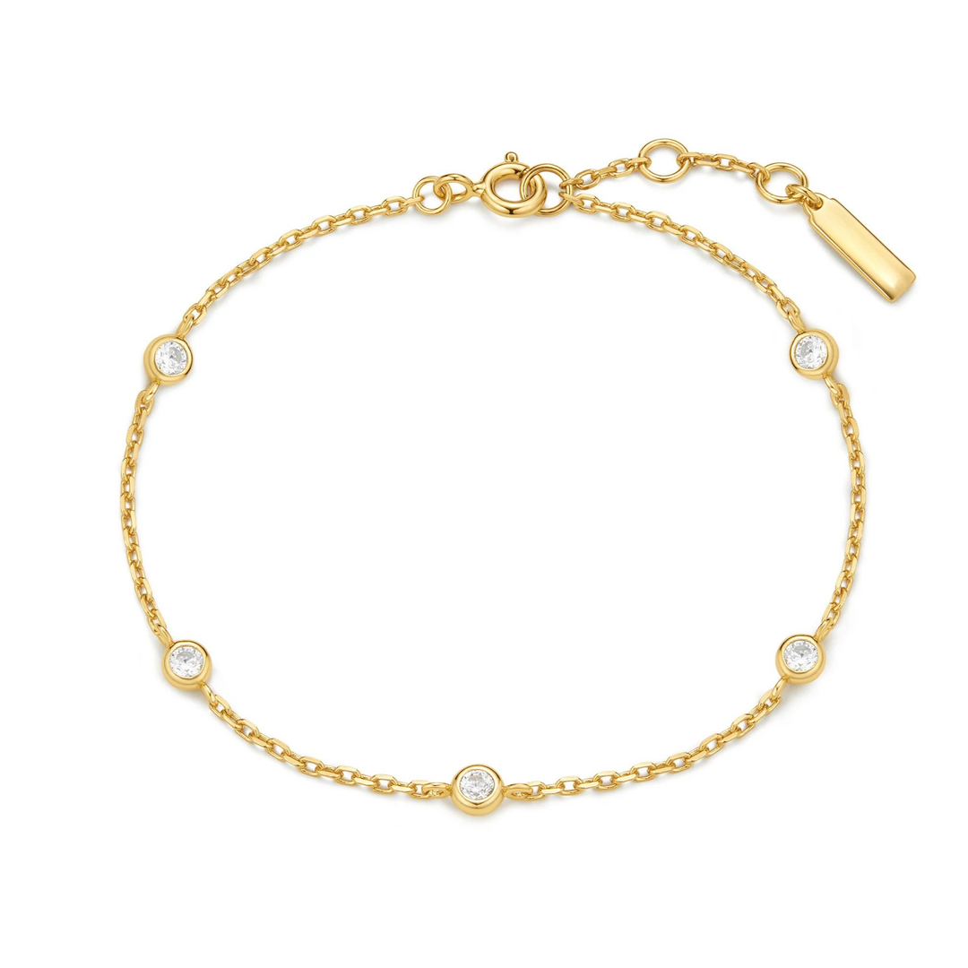 Classic Bezel Station Bracelet