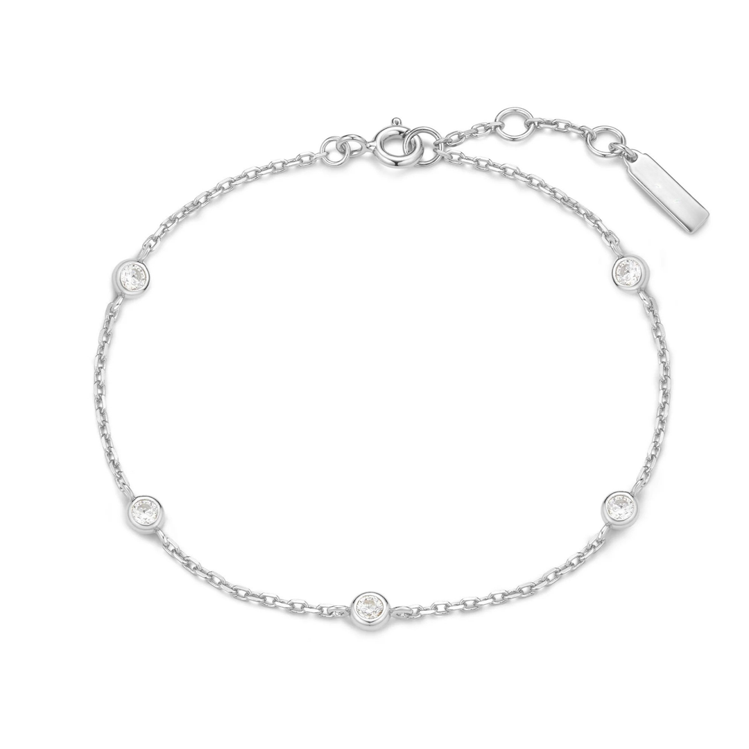 Classic Bezel Station Bracelet