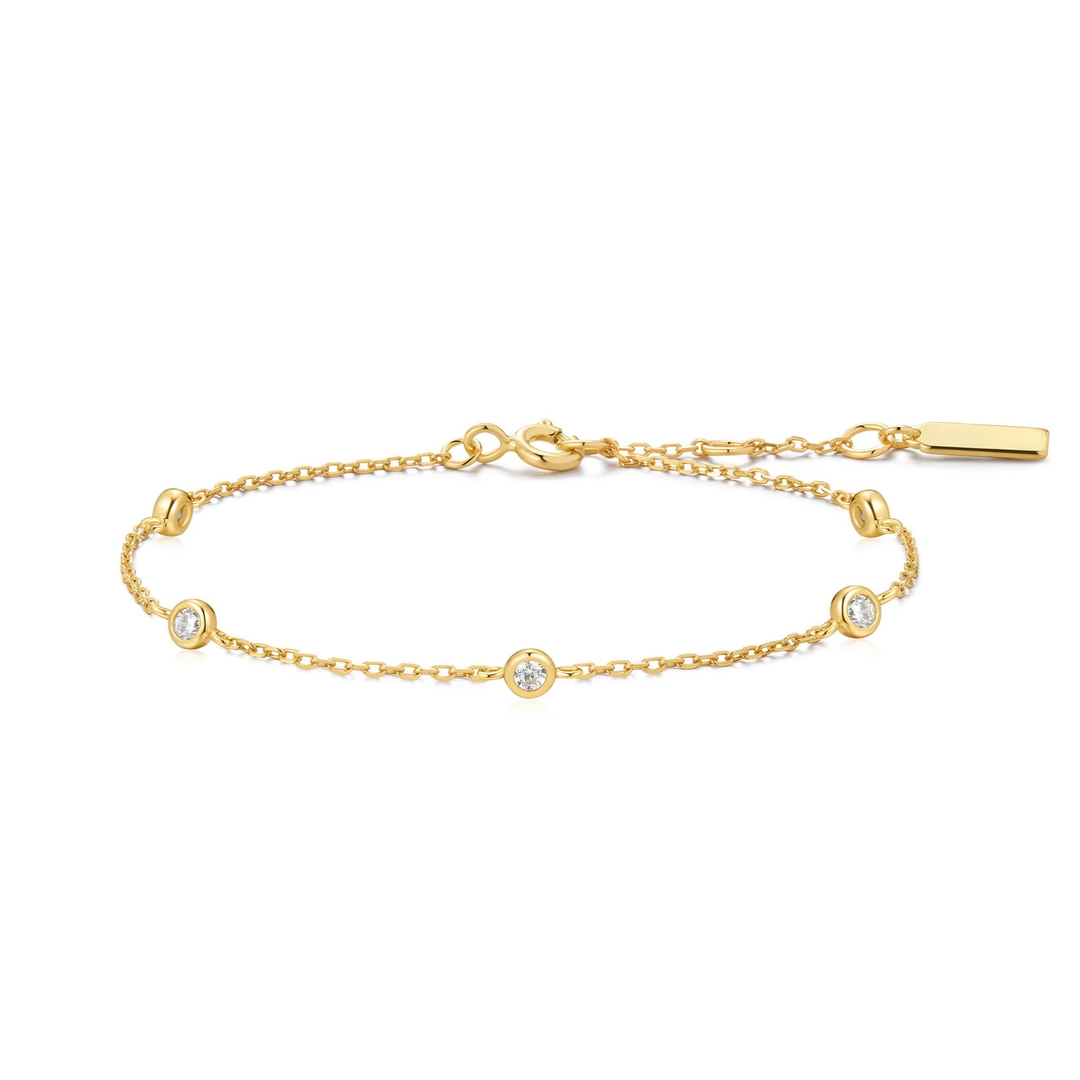 Classic Bezel Station Bracelet