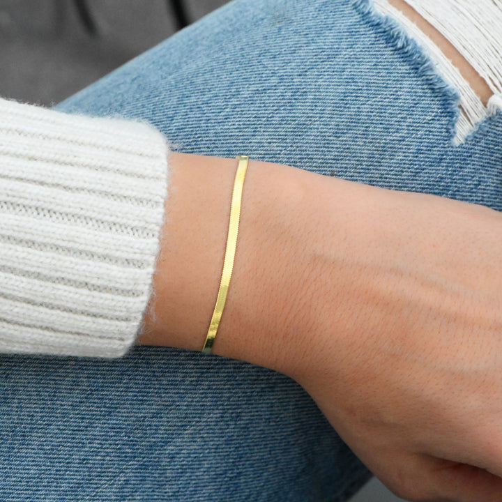 Classic Herringbone Bracelet