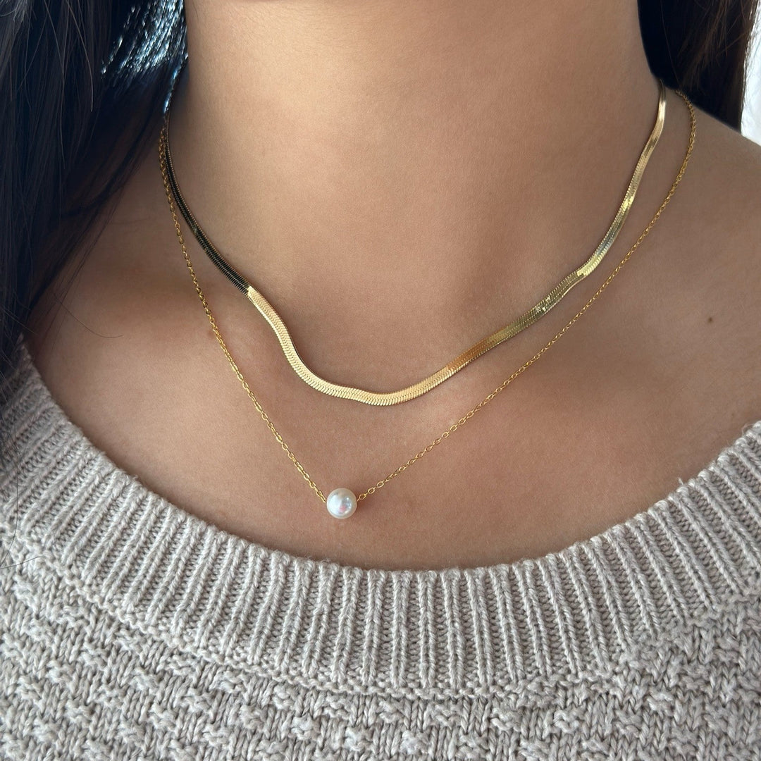 Classic Herringbone Necklace