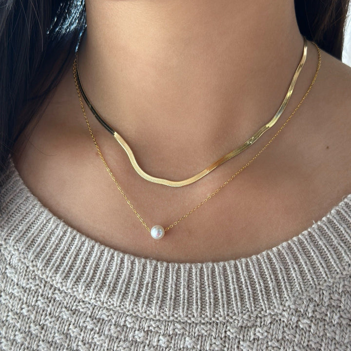 Classic Herringbone Necklace