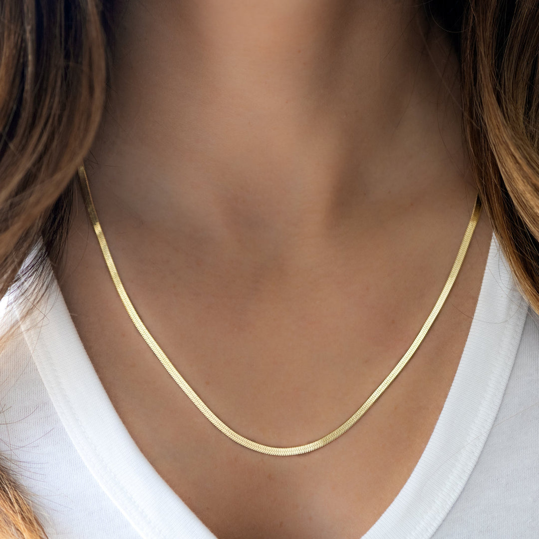 Classic Herringbone Necklace