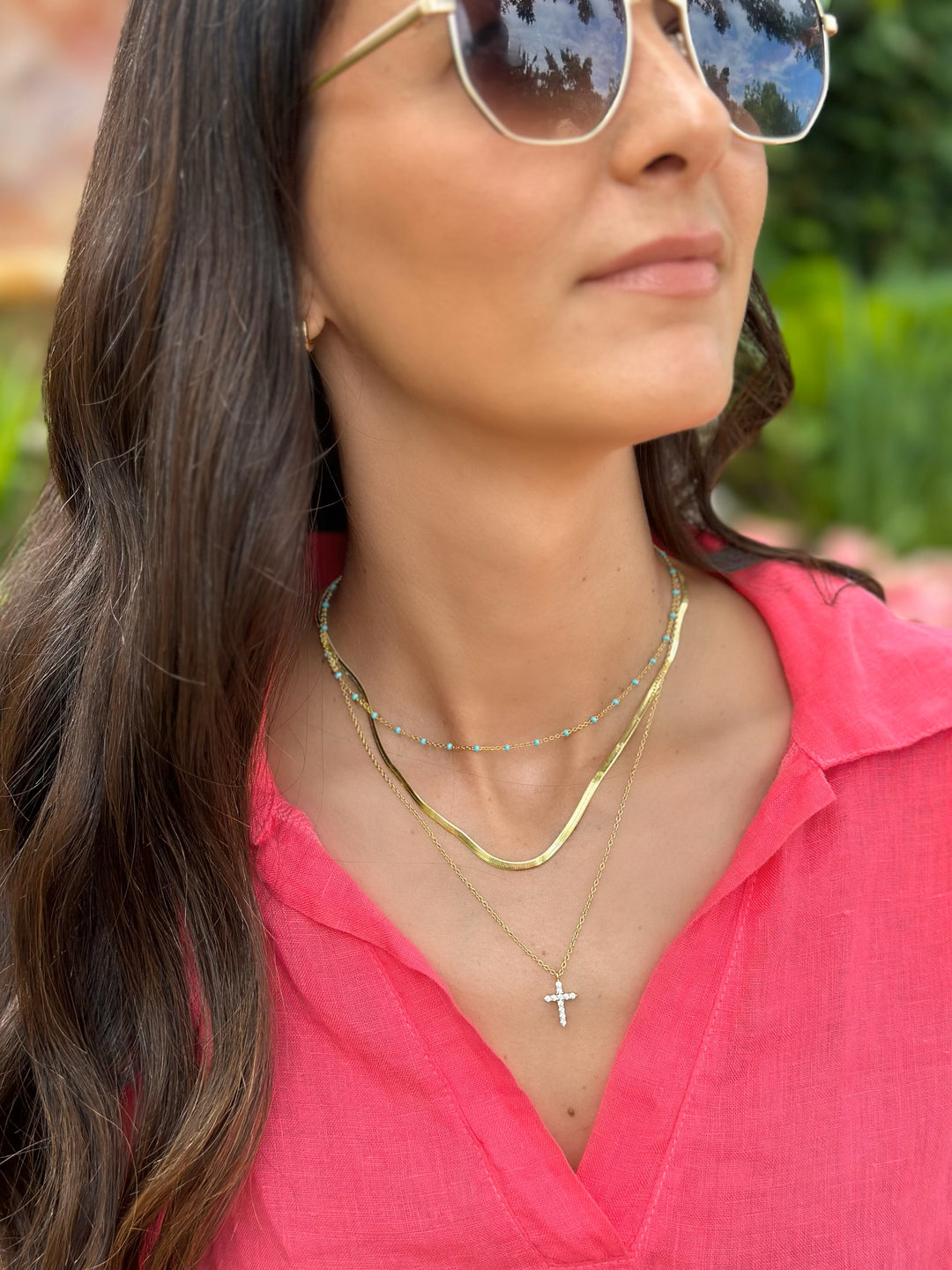 Classic Herringbone Necklace