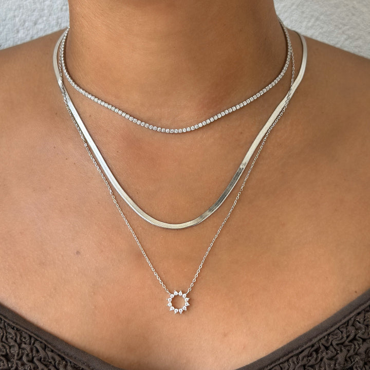 Classic Herringbone Necklace