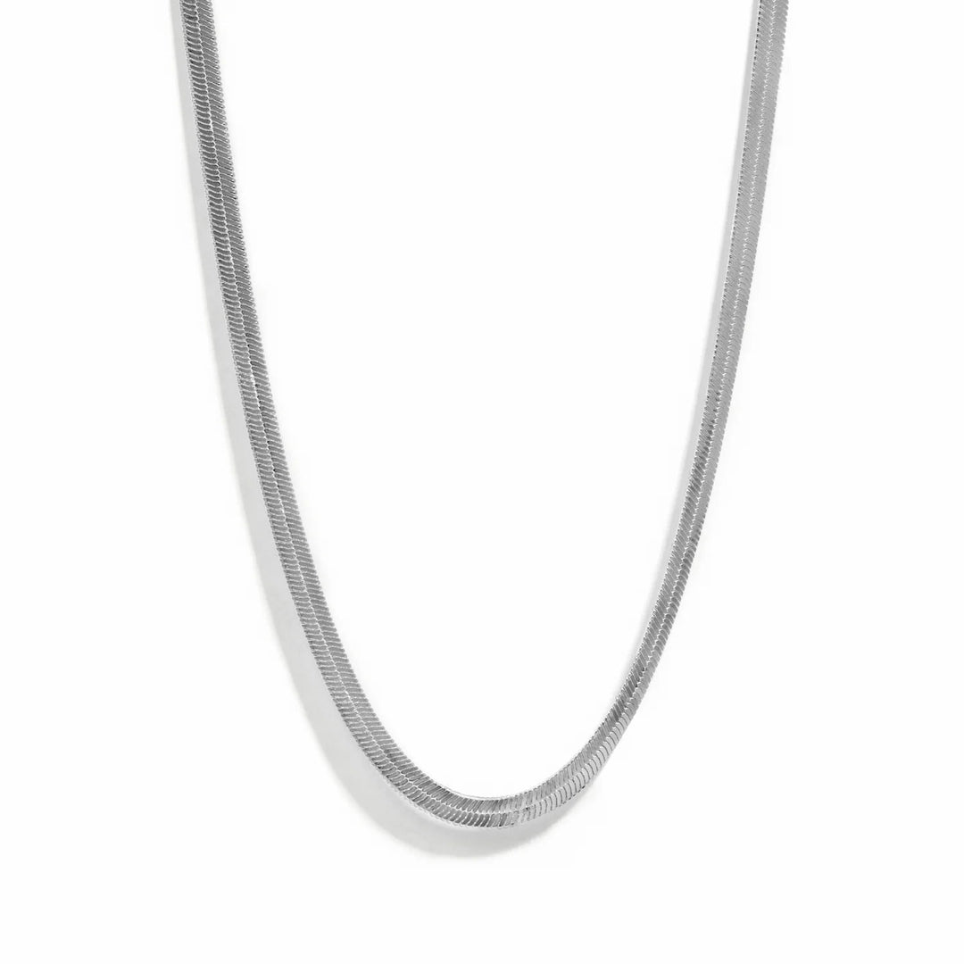 Classic Herringbone Necklace-Embark Fine Jewelry