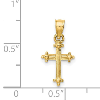 14K Small Cross Pendant