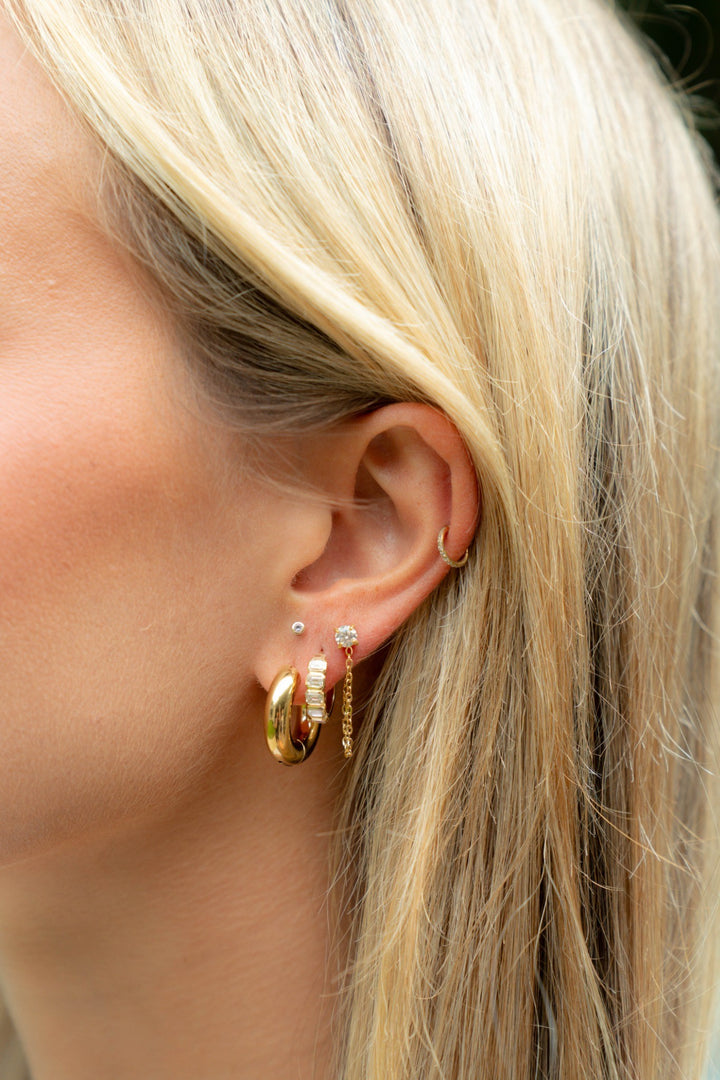 Puffy Hoop Earrings