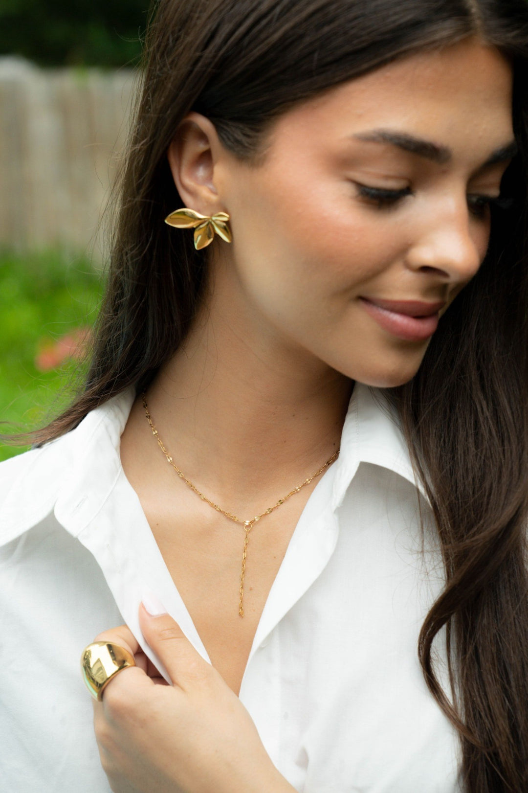 Lotus Floral Earrings