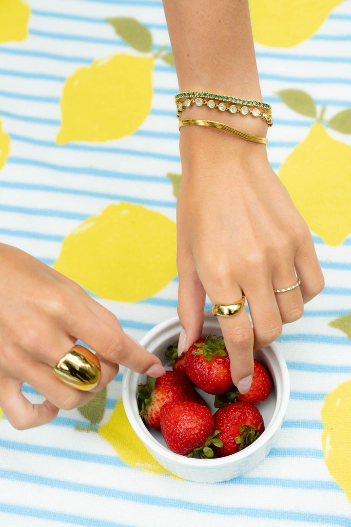 Sculptural Dome Wrap Ring