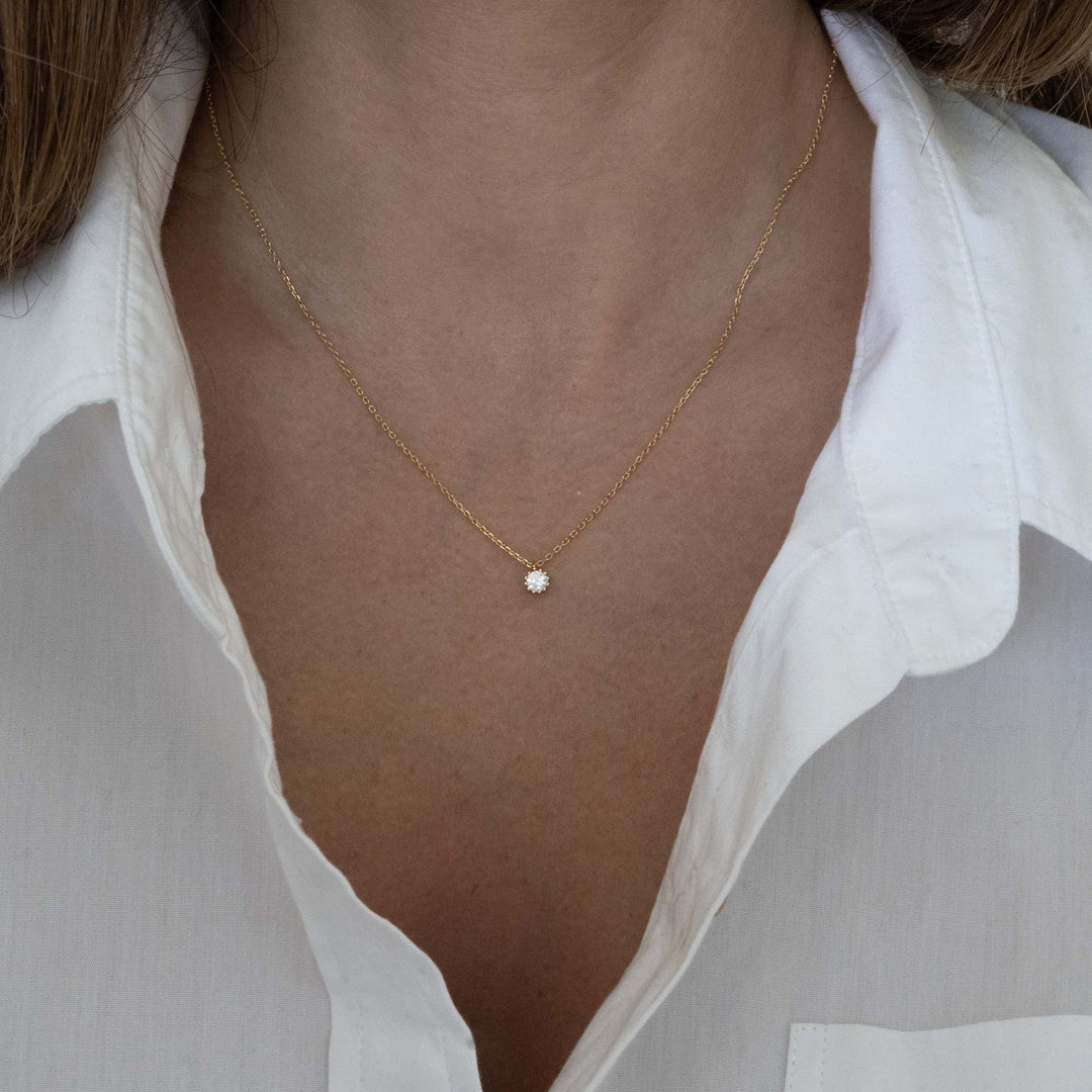 Dainty CZ Necklace-Embark Fine Jewelry