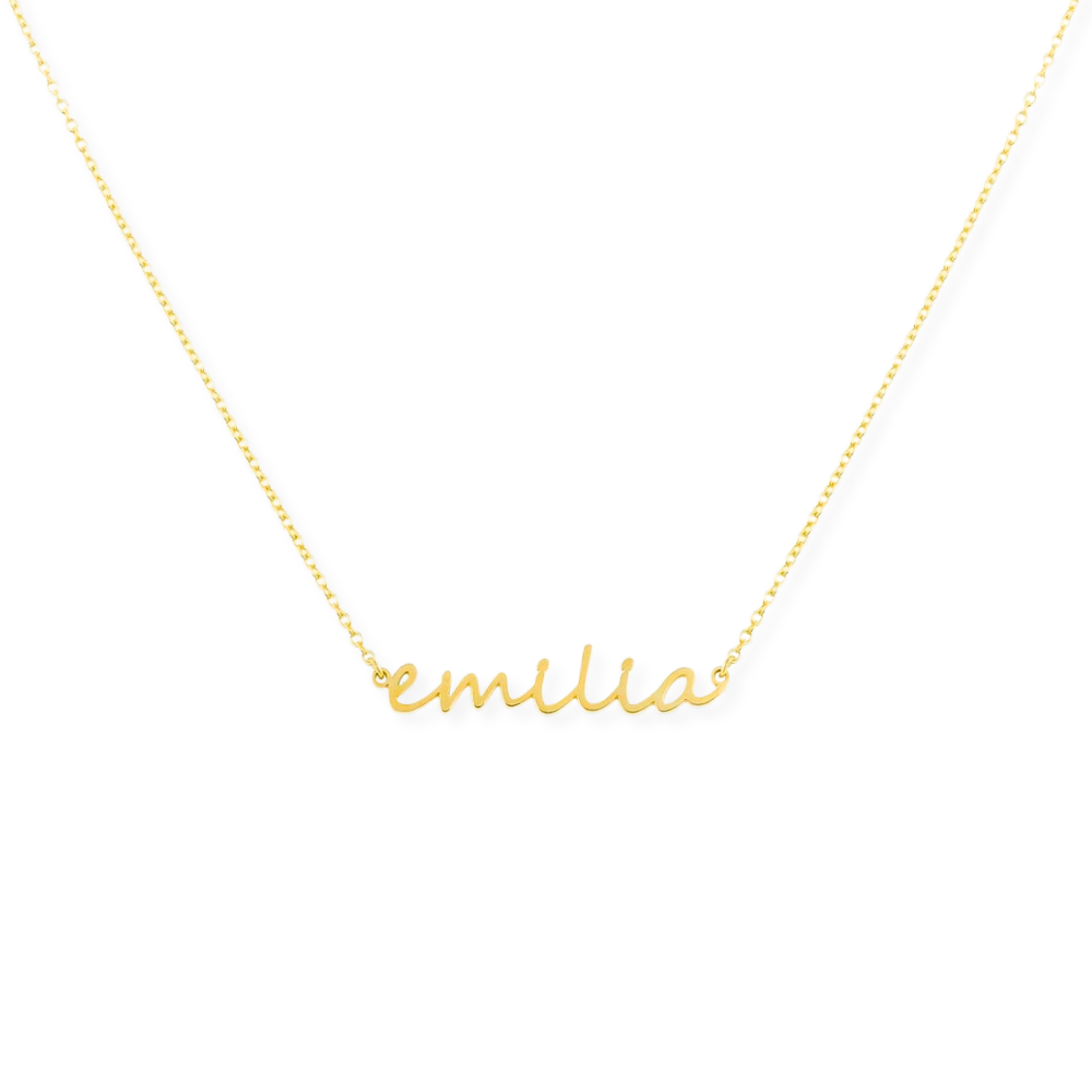 Dainty Cursive Name Necklace-Embark Fine Jewelry