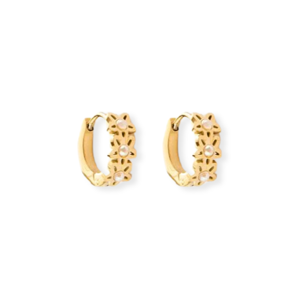 Daisy Huggie Hoops-Embark Fine Jewelry