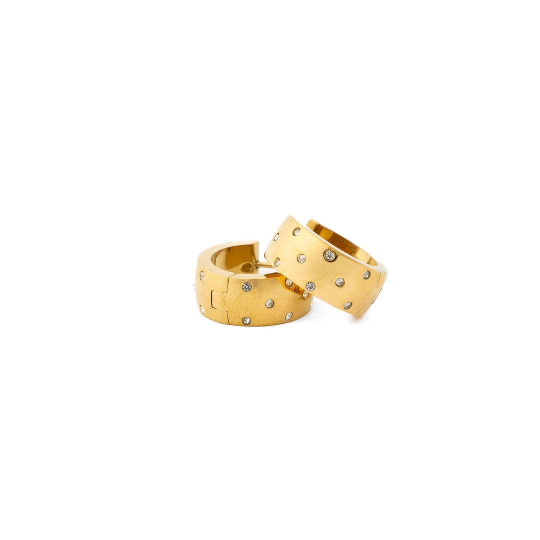 Diamond Bold Confetti Hoops