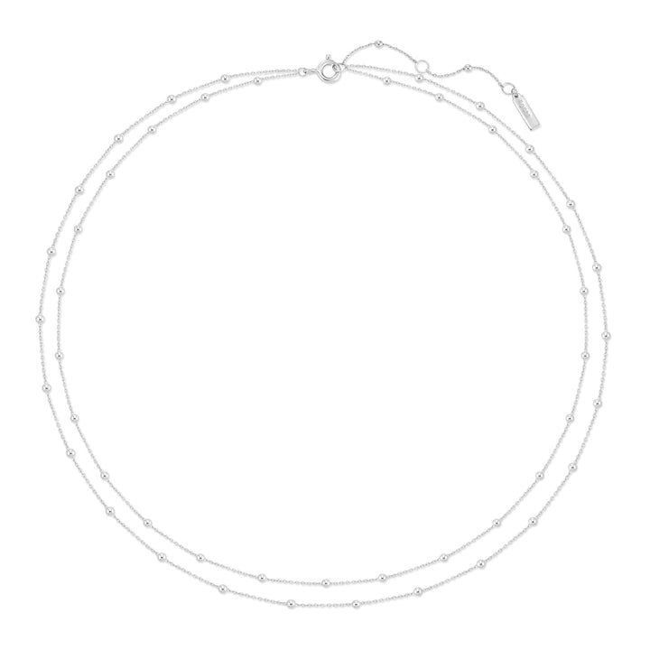 Double Beaded Chain Necklace