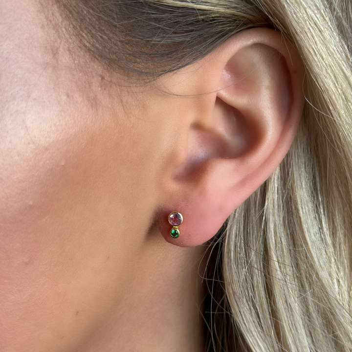 Double Bezel Studs