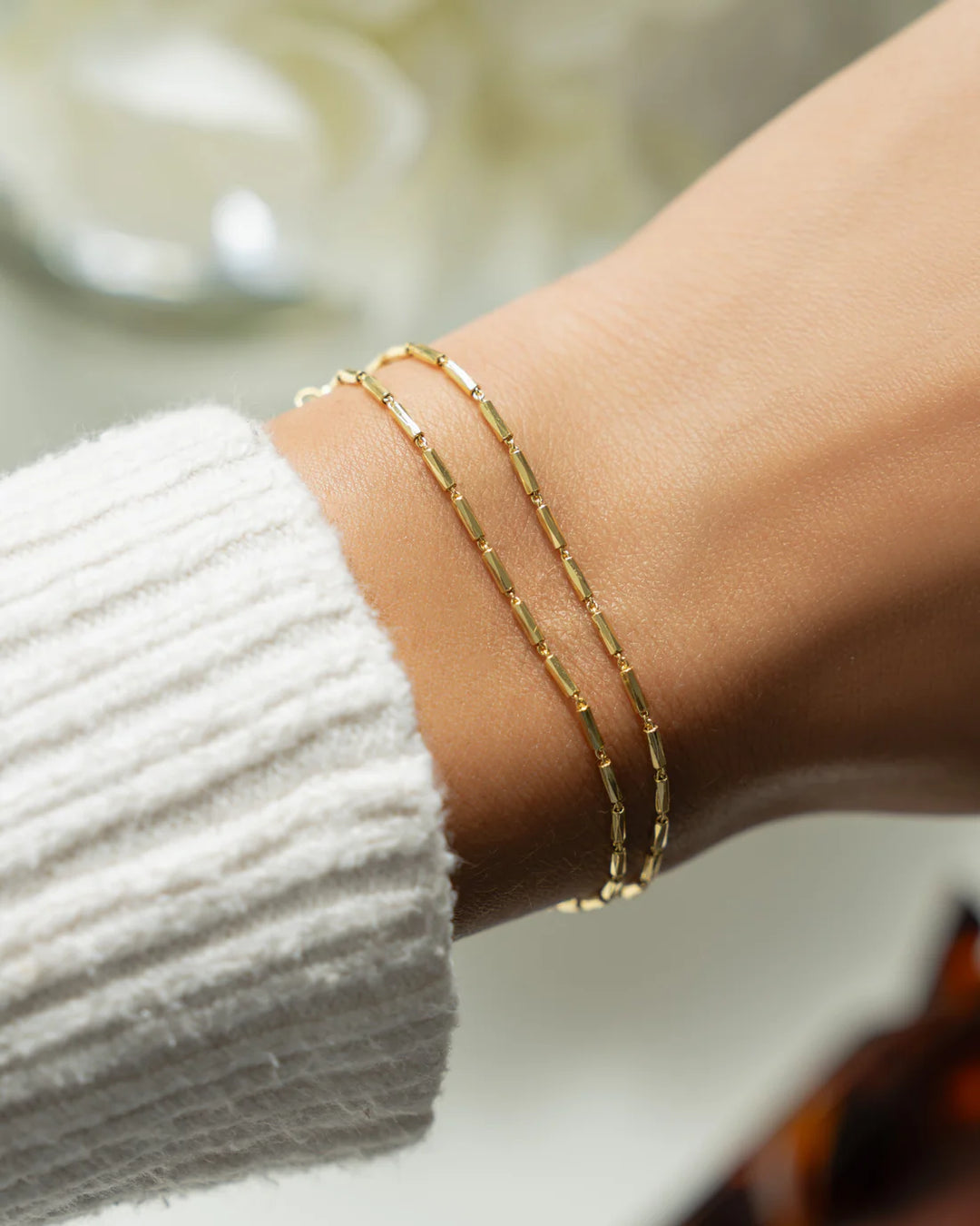 Double Tube Chain Bracelet