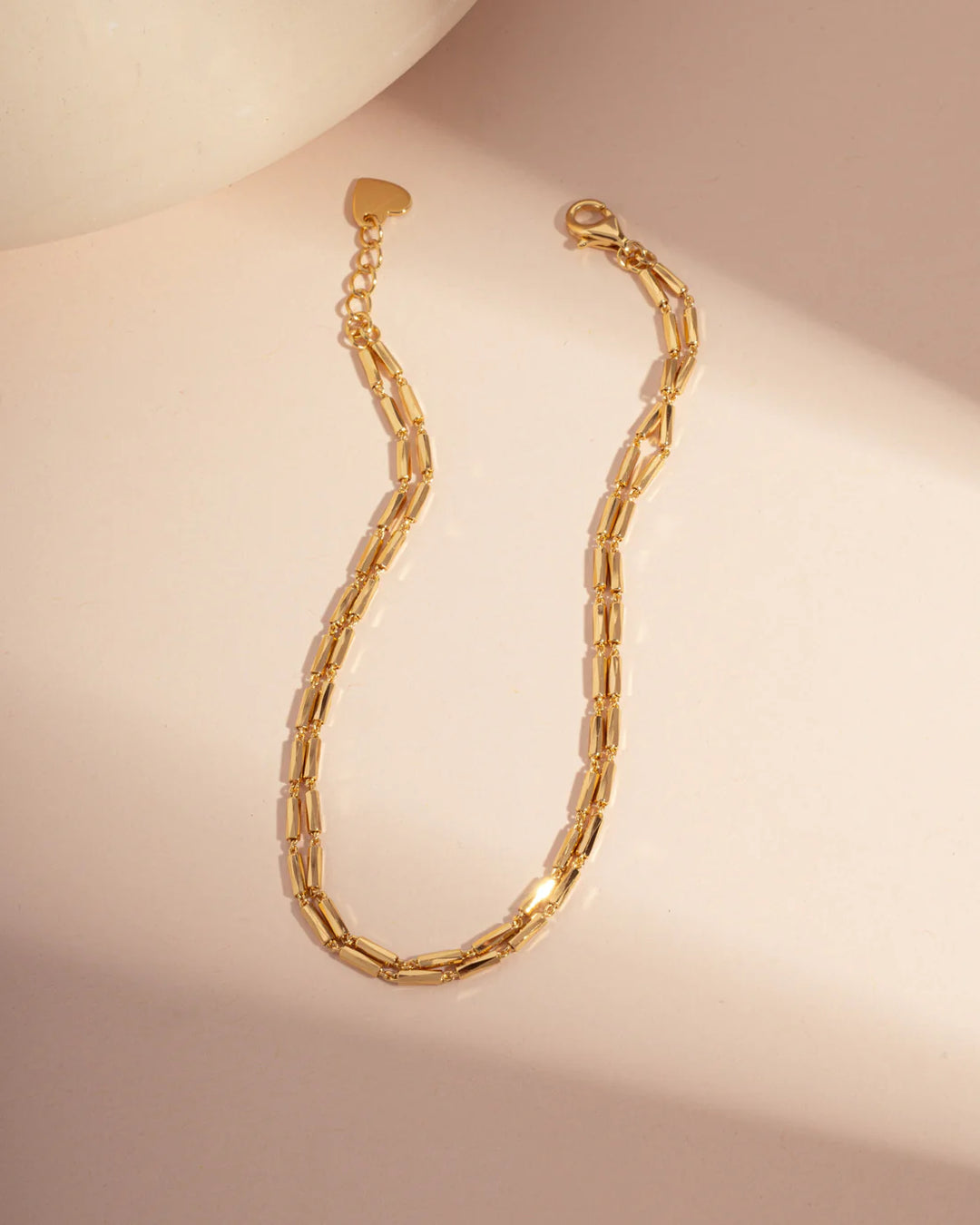 Double Tube Chain Bracelet