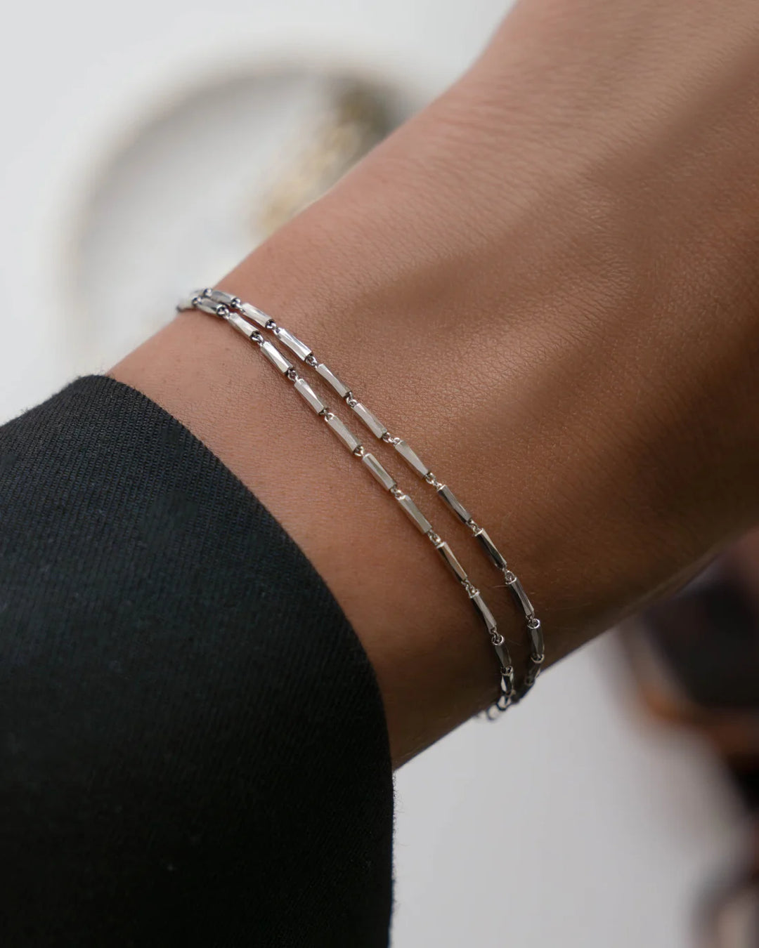 Double Tube Chain Bracelet