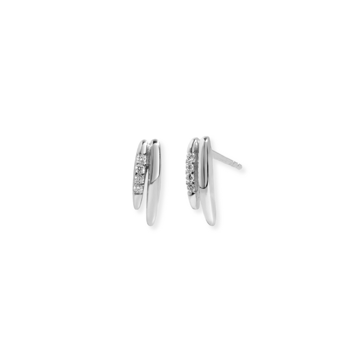 Double Bar Pave Studs