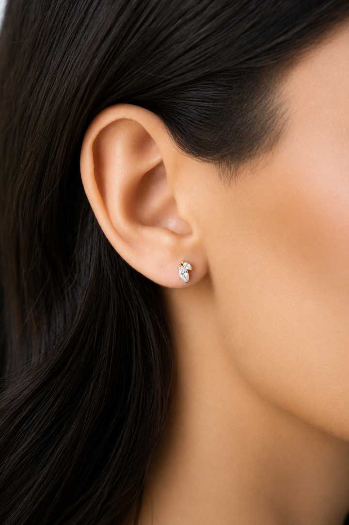 Duo Marquise Flat Back Top-Embark Fine Jewelry