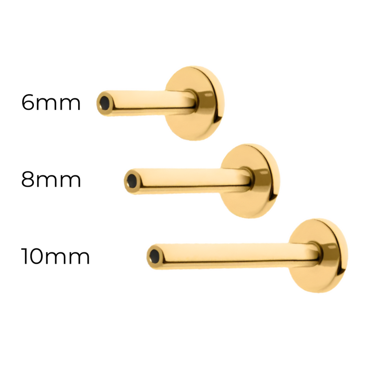 Double Bezel CZ Dangle Flat Back Stud