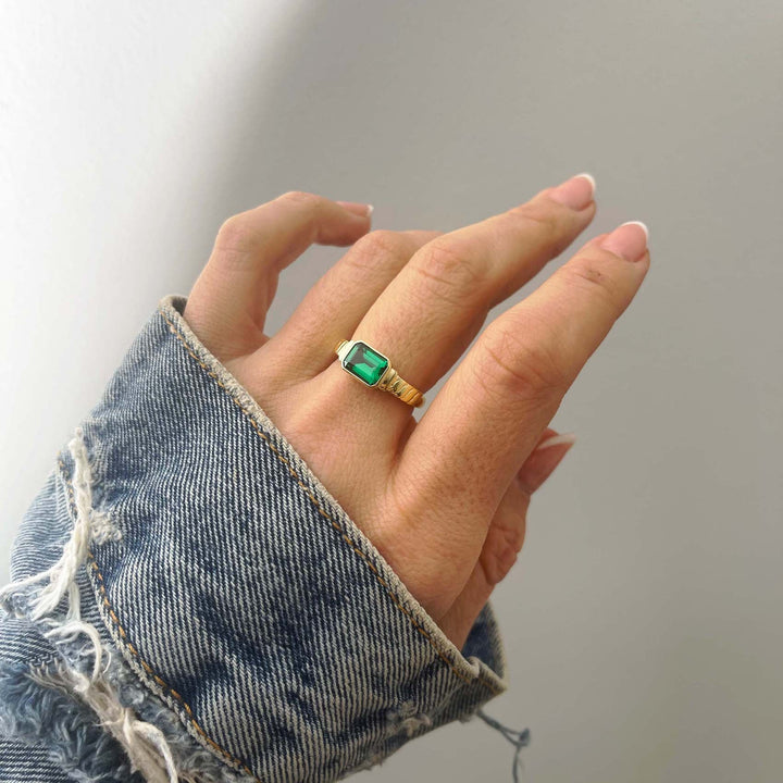 Emerald-Cut Statement Ring