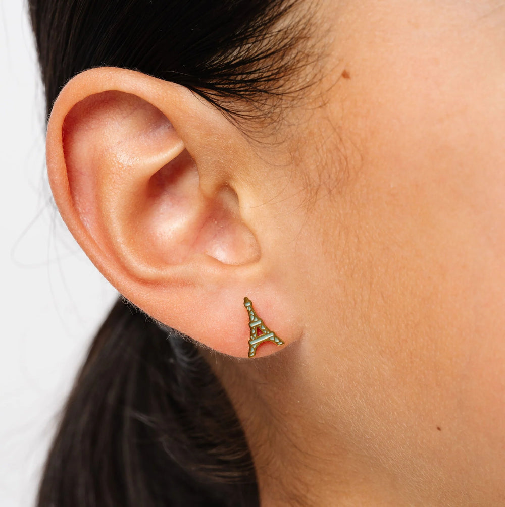 Eiffel Tower Studs-Embark Fine Jewelry