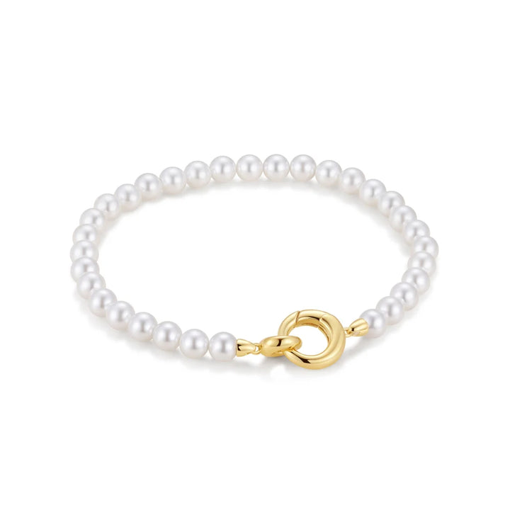 Elegant Shell Pearl Sailor Bracelet-Embark Fine Jewelry