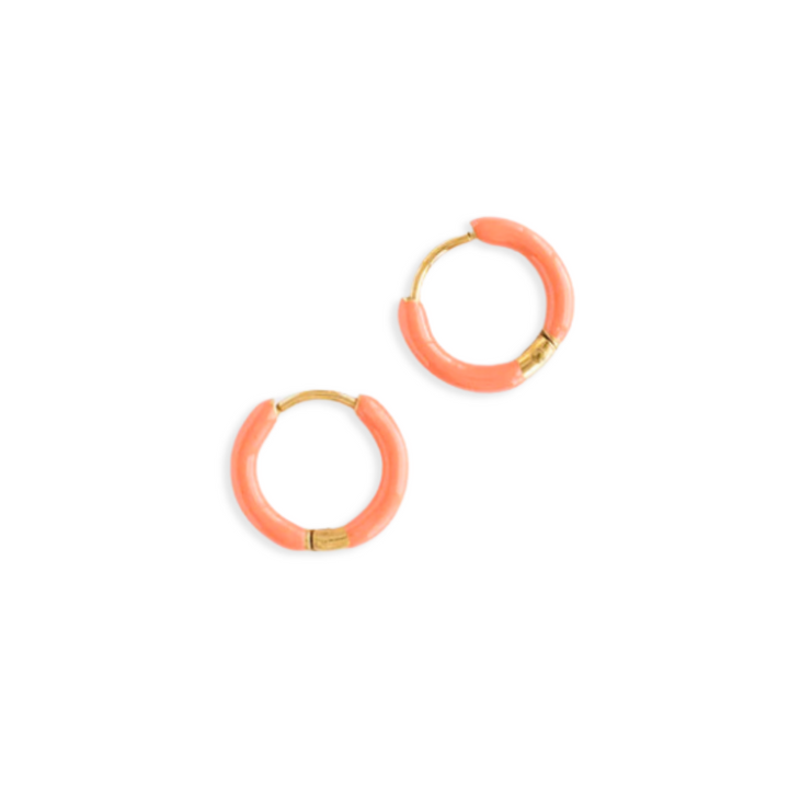 Colored Enamel Hoops