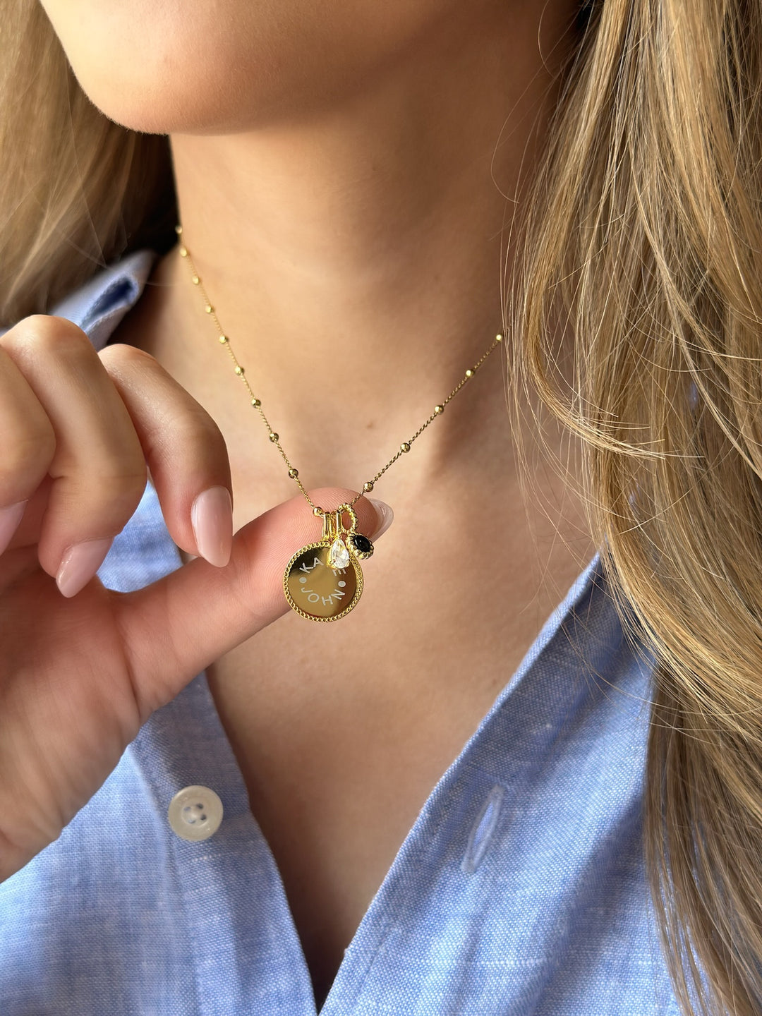 Engravable Disc Charm