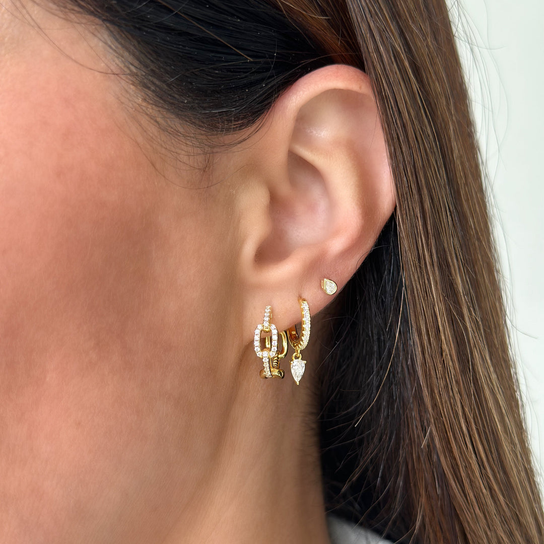 Small Chain Link Hoops