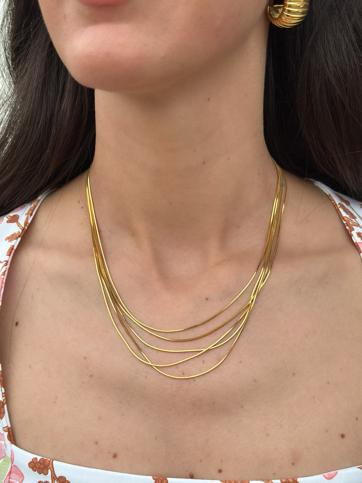 Justine Layered Chain Necklace