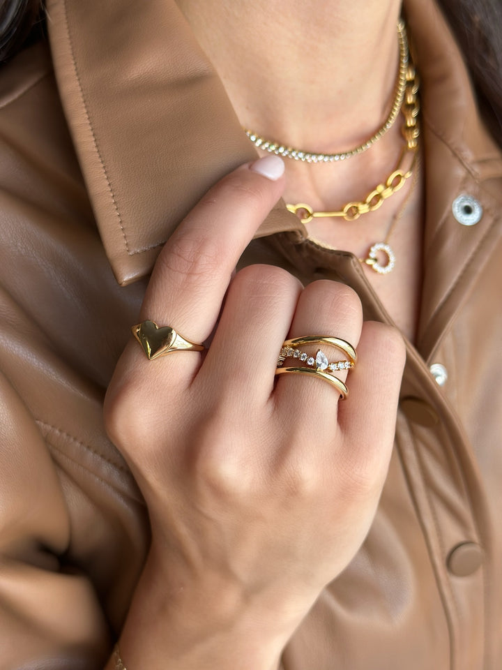 Heart Signet Ring