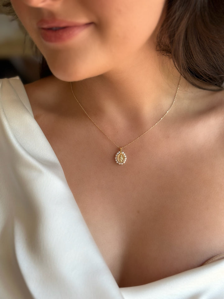 14K Miraculous Pearl Pendant