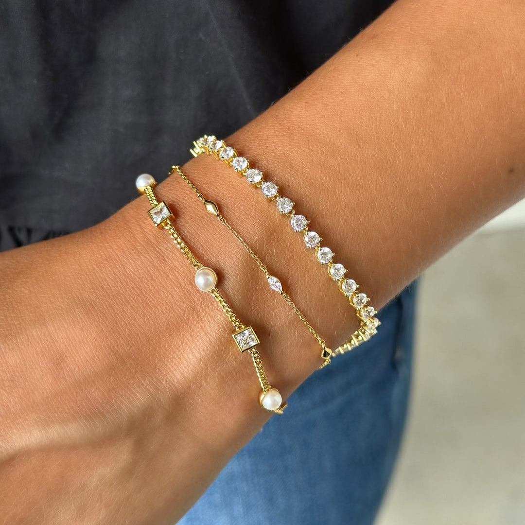 3-Prong Tennis Bracelet