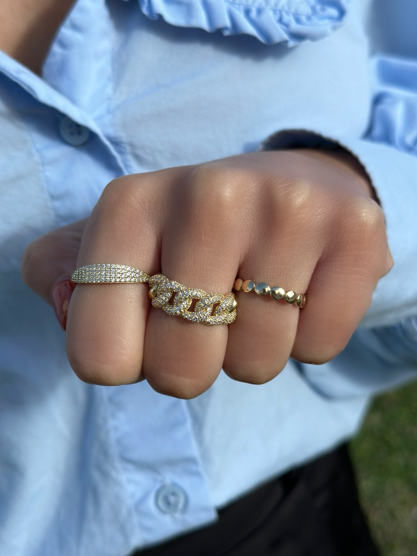 Pave Chain Ring
